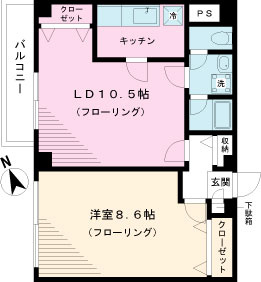 千石片岡ビルの間取り