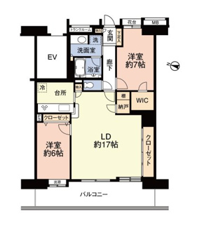 【間取り】 | オーベル稲毛長沼