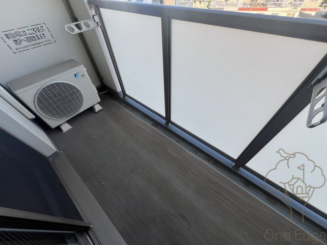 ディクス梅田東レジデンスのバルコニー