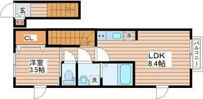 シエル宮町Ⅰの間取り