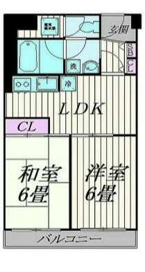 笹塚サンハイツの間取り