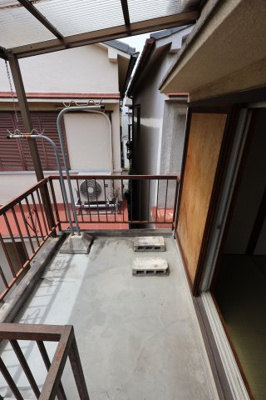 【バルコニー】 | 堺市東区日置荘西町7丁貸家