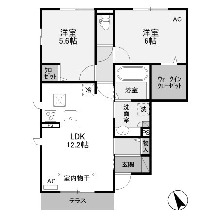 【間取り】 | フローラルハイツ 