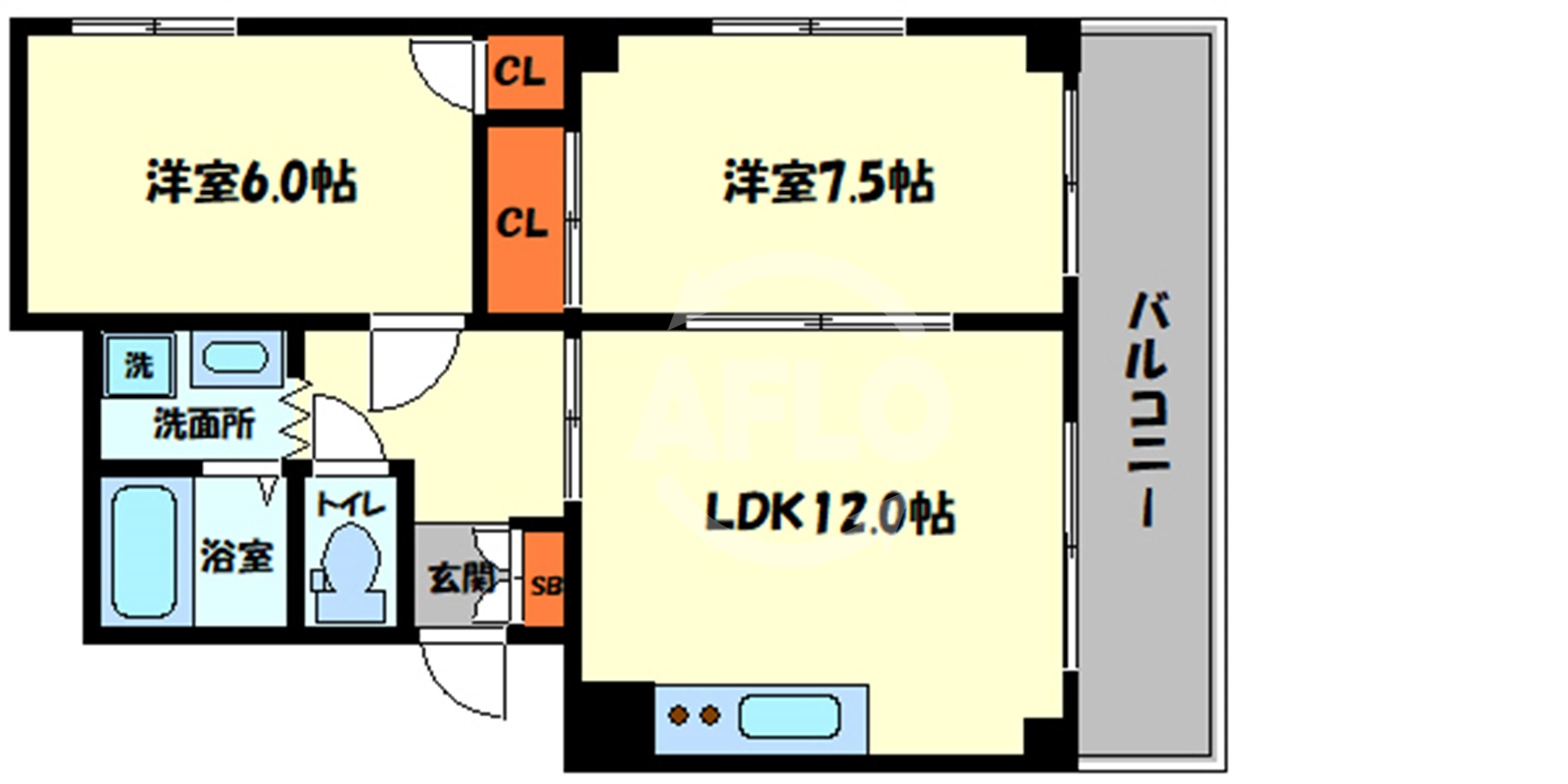 エレガンス真田山　真田山小学校区の間取り|エレガンス真田山　間取り