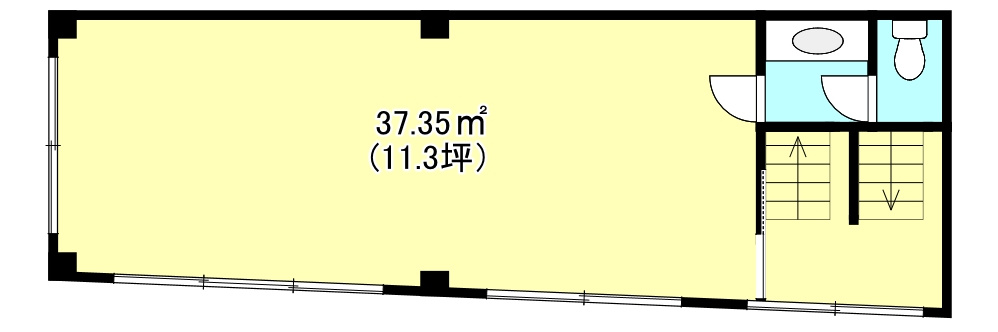 片岸ビルの間取り