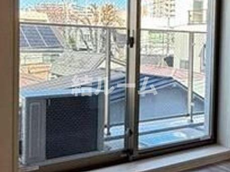 板橋区稲荷台の賃貸マンションのバルコニー