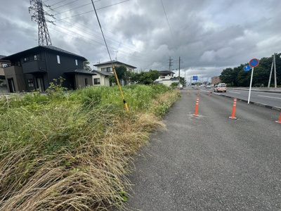 【前面道路含む現地写真】 | 那須塩原市上厚崎　266万円　土地