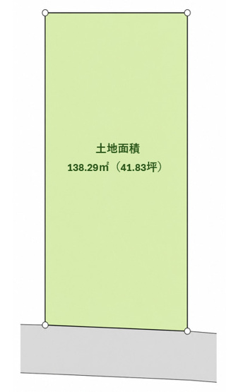 【区画図】 | ◆南区六ツ川2丁目　建築条件無し売地◆