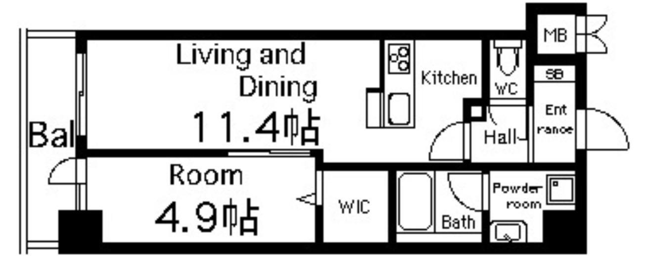 KOUKEN BLDGの間取り|KOUKEN BLDG (コウケンビル）　間取り