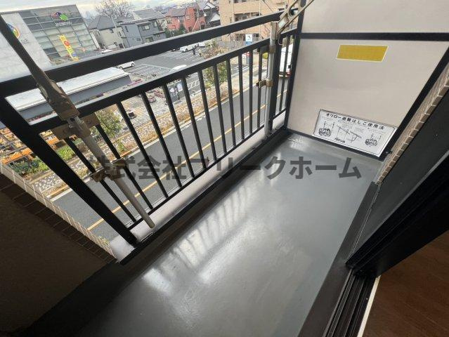 小金井市本町１丁目の賃貸マンションのバルコニー