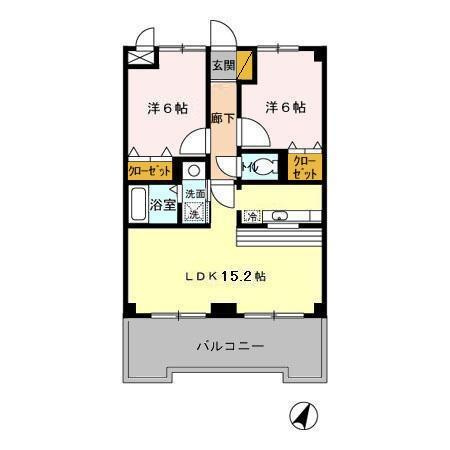 クレスタ妙典の間取り