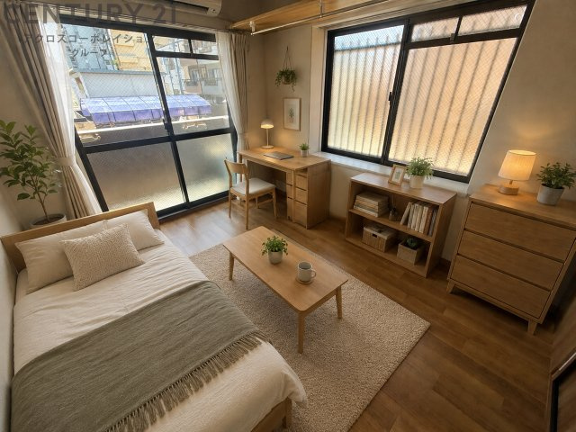 画像中の家具はＡＩにより配置加工しているため、付属しません。
