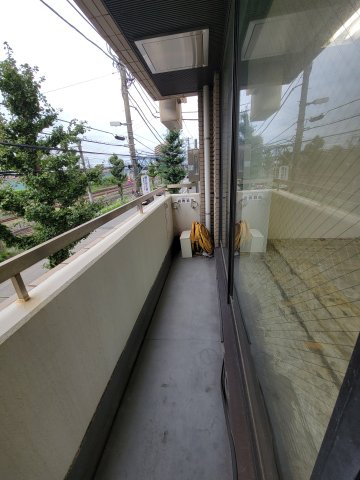ヌマカミビルのバルコニー
