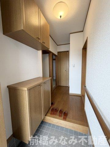 【中古平屋】前橋市粕川町込皆戸　３Kの玄関|玄関です