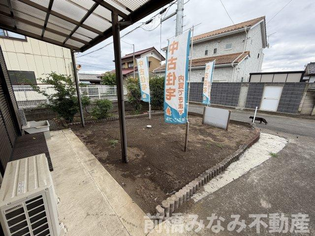 【中古平屋】前橋市粕川町込皆戸　３Kの庭|お庭が付いています