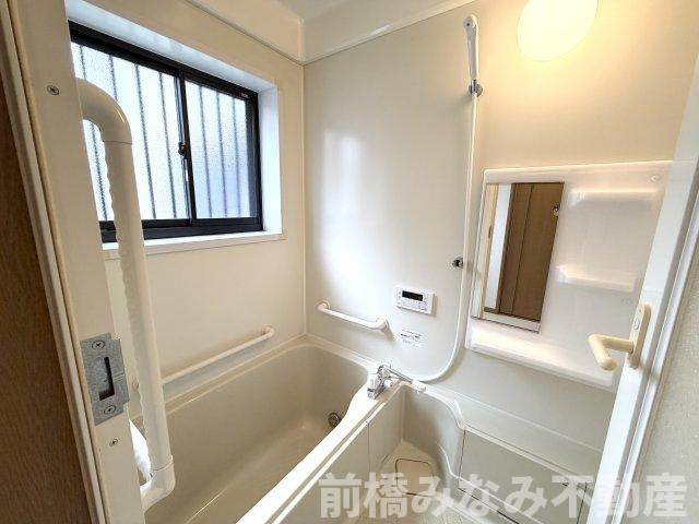 【中古平屋】前橋市粕川町込皆戸　３Kの浴室|きれいなお風呂です