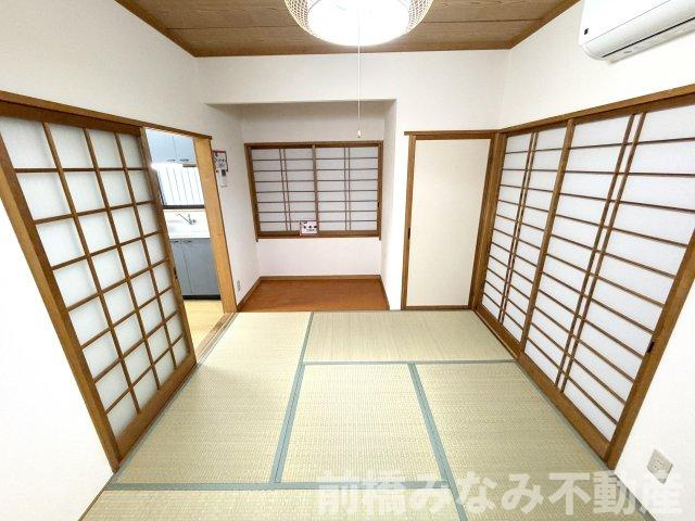 【中古平屋】前橋市粕川町込皆戸　３Kの和室|い草の香りが落ち着く素敵な和室です