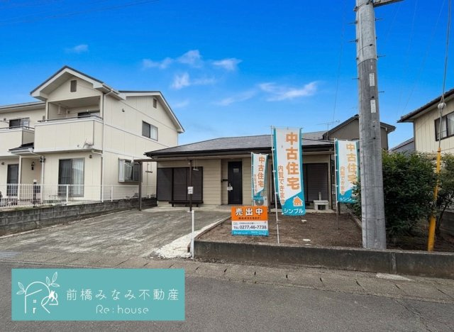 【中古平屋】前橋市粕川町込皆戸　３Kの外観|外観もきれいです