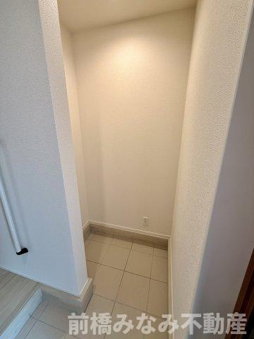 【新築平屋】前橋市朝倉町３丁目01期　限定１棟　リナージュ　新築建売の収納|大きなスペースがあり、収納には困りません