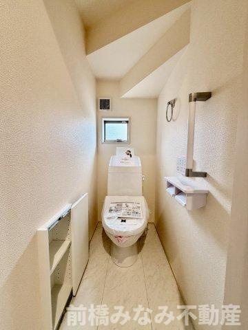 【新築】前橋市樋越町第4　１号棟(全６棟)　リーブルガーデン　新築建売分譲のトイレ