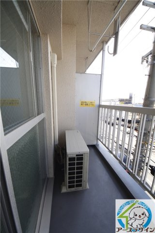 馬田マンションのバルコニー