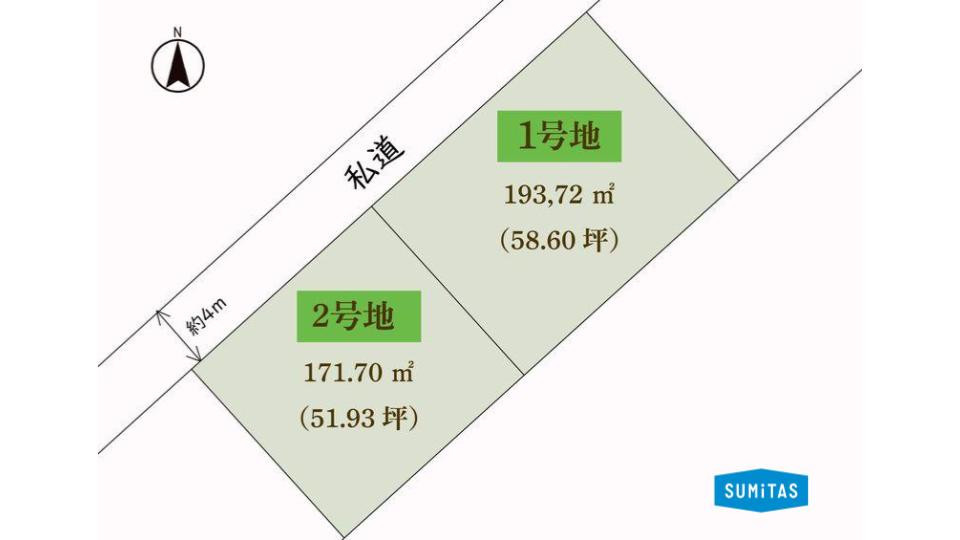 熊本市東区新南部３丁目の売地
