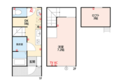 Soranji A棟の間取り