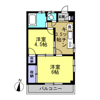 【間取り】 | 徳丸ハイツ