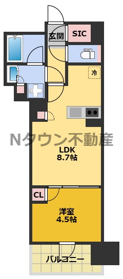 【間取り】 | プレサンス名駅南ブリエ | 間取りです。