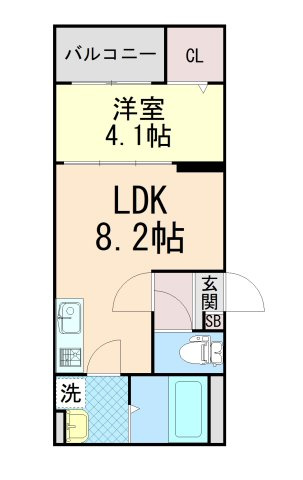 ルアナ 新神戸の間取り