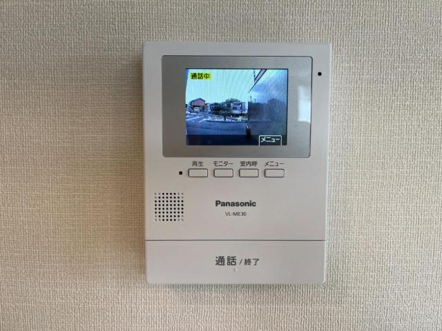 坂戸市千代田　アパートⅡ期新築工事の内装|カメラ付インターホン（イメージ）