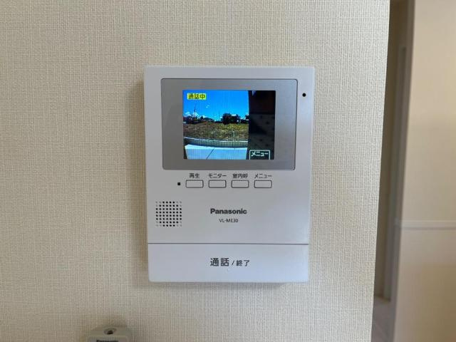 坂戸市千代田　アパートⅡ期新築工事の内装|カメラ付インターホン（イメージ）