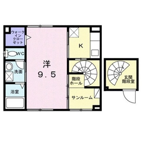サンシャイン　ヴィラの間取り