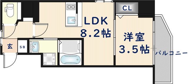 【間取り】 | リアライズ布施駅前