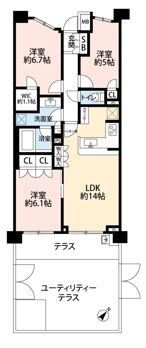 パークホームズ千歳烏山ガーデンズコートWEST棟