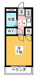 愛知県豊橋市一棟マンションの間取り