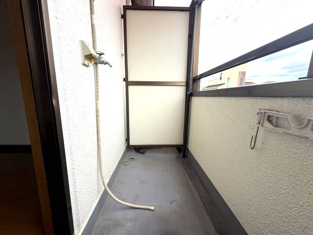 アサリハイツのバルコニー