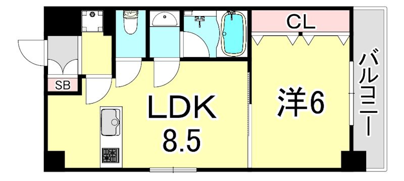 CODE西宮甲子園口の間取り