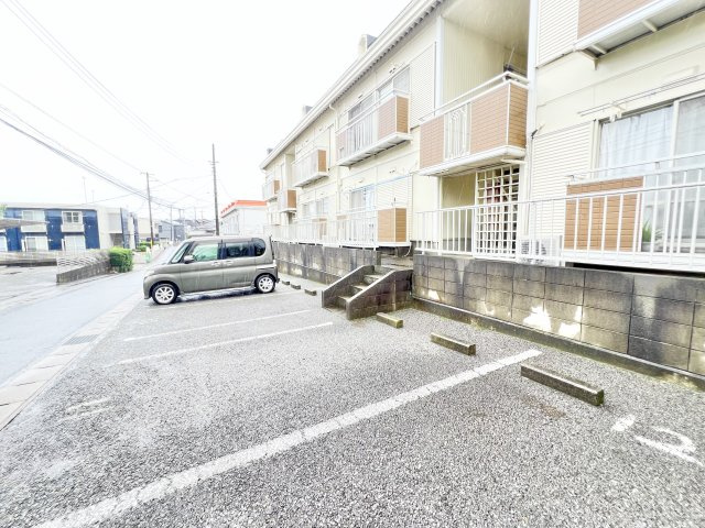 グリーンハイツの駐車場