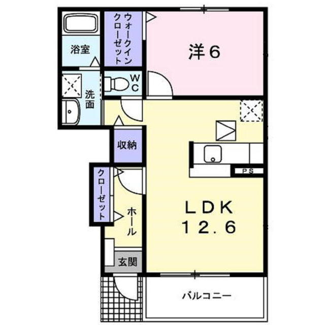 プリマ・クラッセＢ棟の間取り