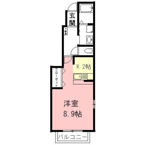 フィオーレⅡの間取り