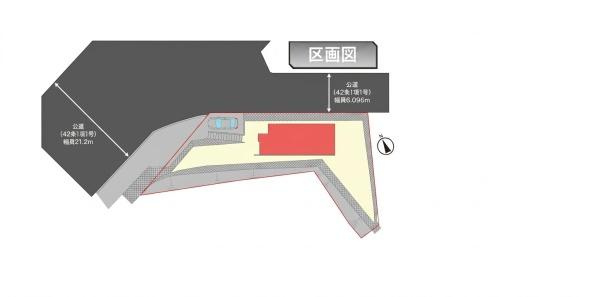 大和市下鶴間の新築一戸建の区画図|限定1区画の販売です！お気軽にお問い合わせください
