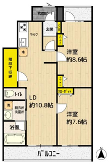 【間取り】 | ベルメゾン中村橋サウス