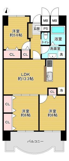 【間取り】 | 友渕コーポ