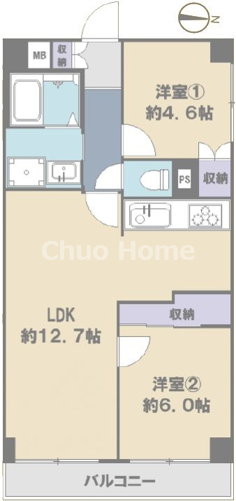 エンゼルハイム金町の間取り|新規リノベーションマンション