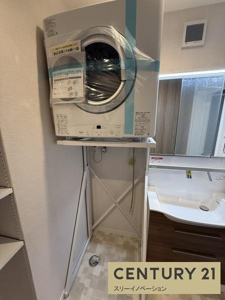 此花区梅香3丁目新築戸建の独立洗面台
