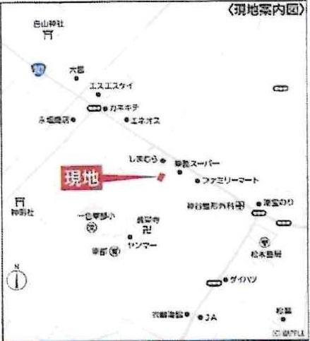西尾市一色町野田第4　全3棟・2号棟のその他|交通アクセス図です。