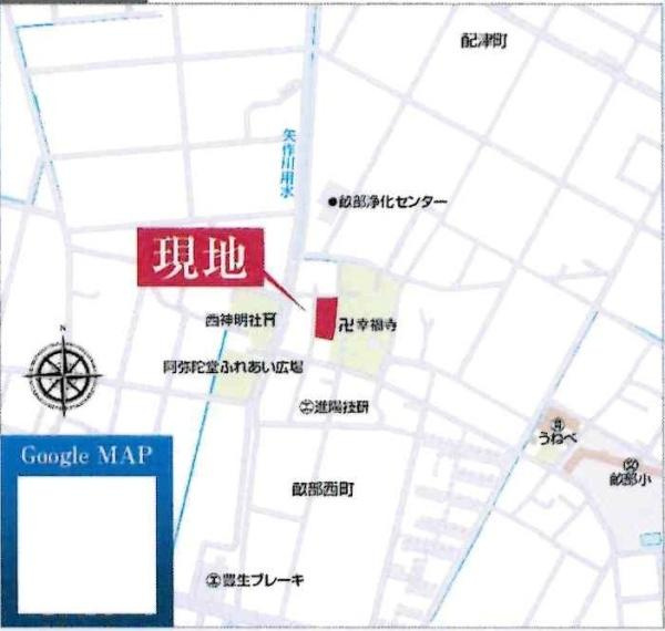 豊田市畝部西町　全8棟・7号棟のその他|交通アクセス図です。