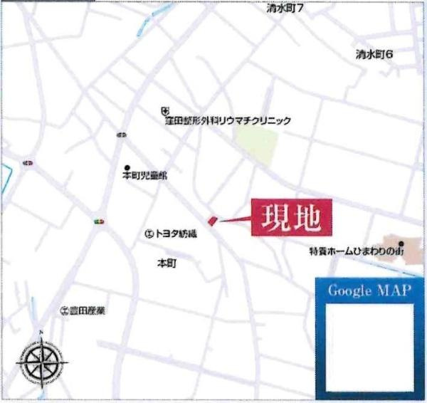 豊田市本町　全2棟・1号棟のその他|交通アクセス図です。