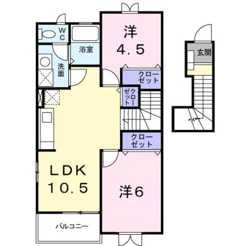 ラフィーネ不動の間取り